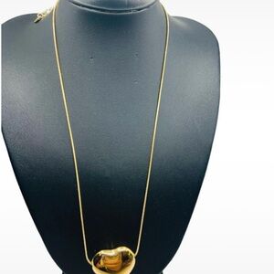 Gold Heart Pendant Necklace - Women Jewelry